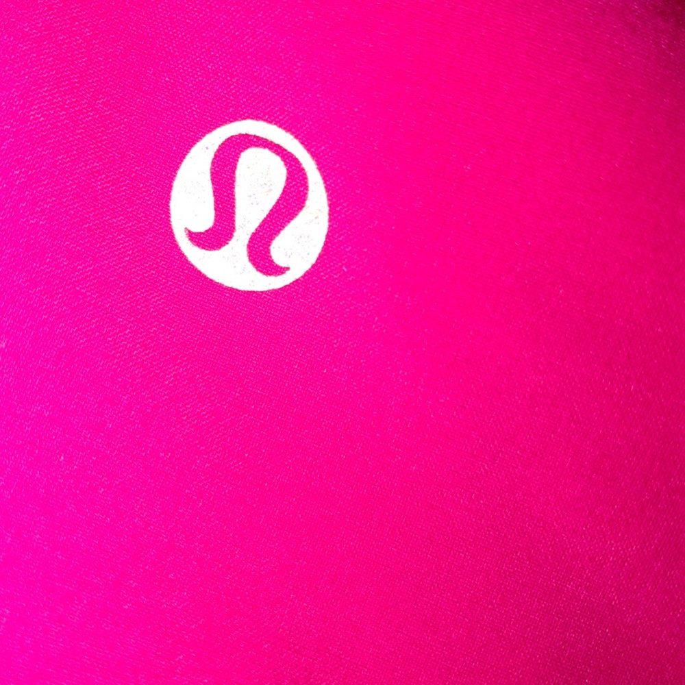 Pink lululemon speed up shorts size 2